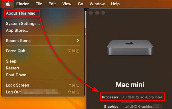 About This Mac